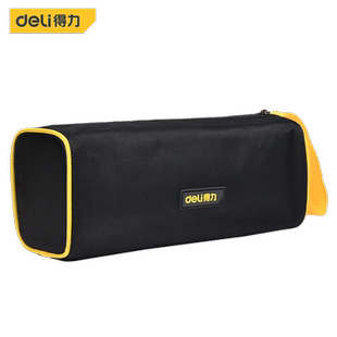 得力工具包结实耐用收纳包便携式电工工具腰包工具帆布袋加厚耐磨