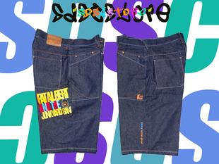 hiphop fubu style 稀款经典嘻哈牛仔裤子 复古老式宽松说唱rap