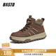 高帮厚底马丁靴时尚 百思图25冬季 新款 潮流街头运动男短靴W8M73DD5