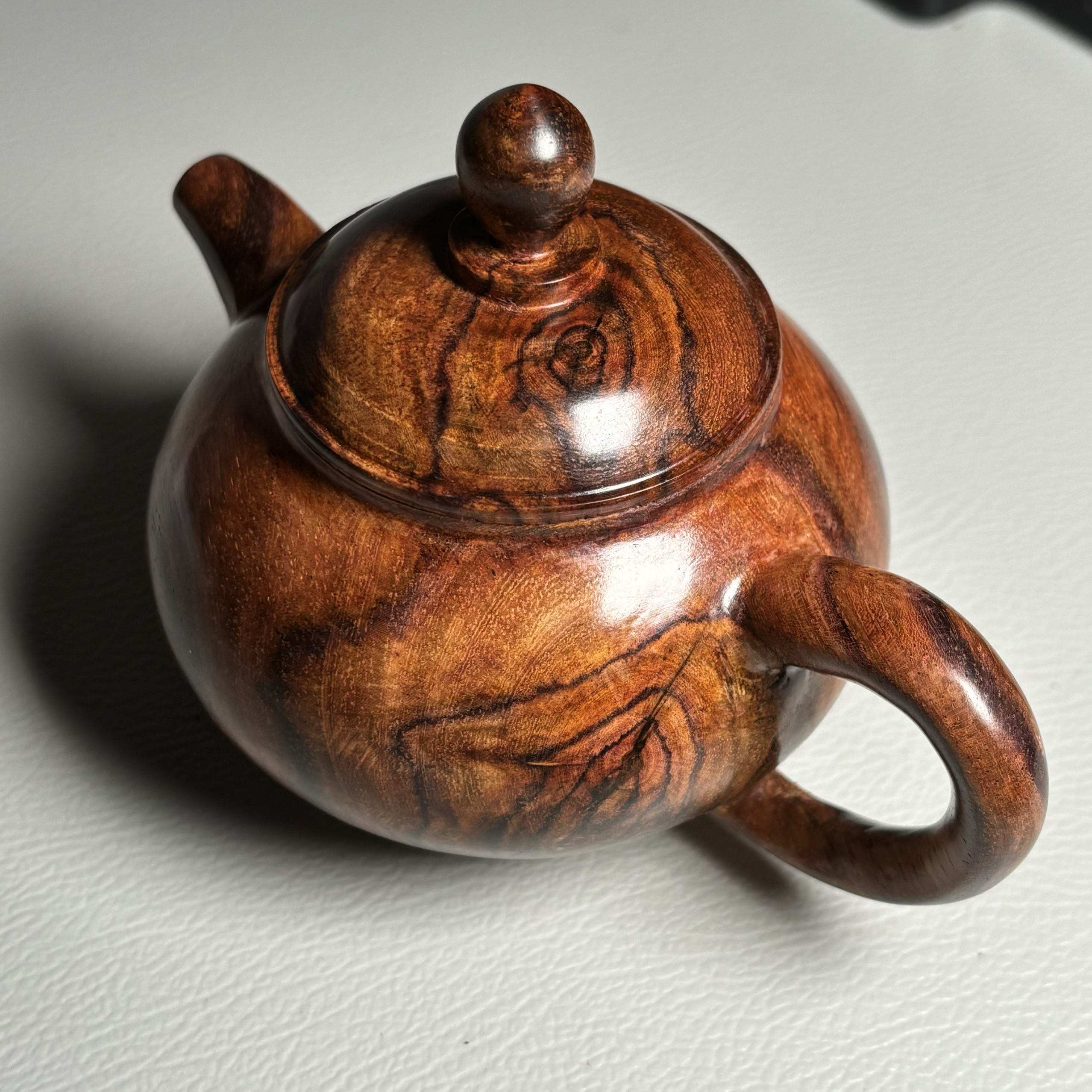 海南黄花梨油梨，对眼把玩壶手把件把把壶红木文玩摆件，海口发货