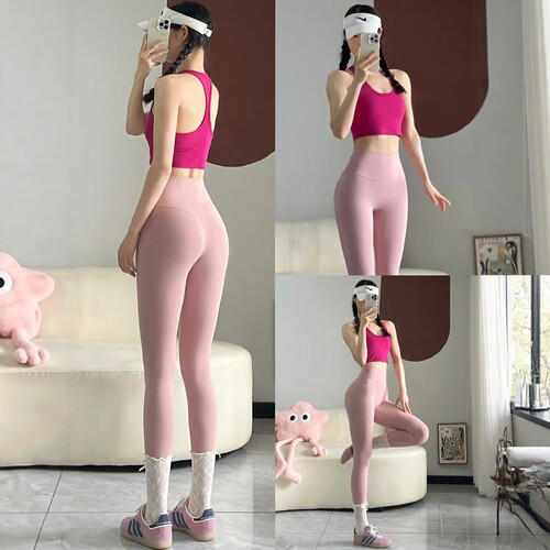 女士健身外穿无尴尬线九分裤