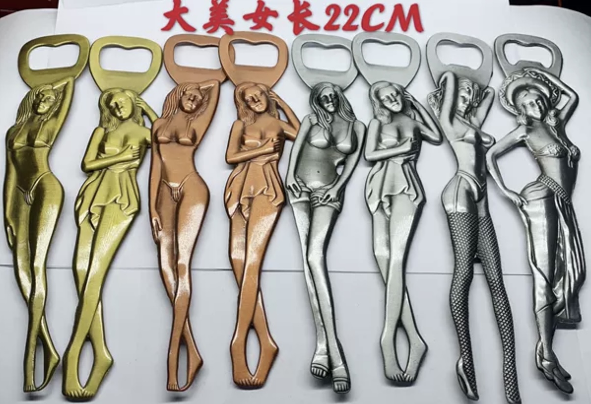 俄罗斯啤酒起子开瓶器抹胸比基尼