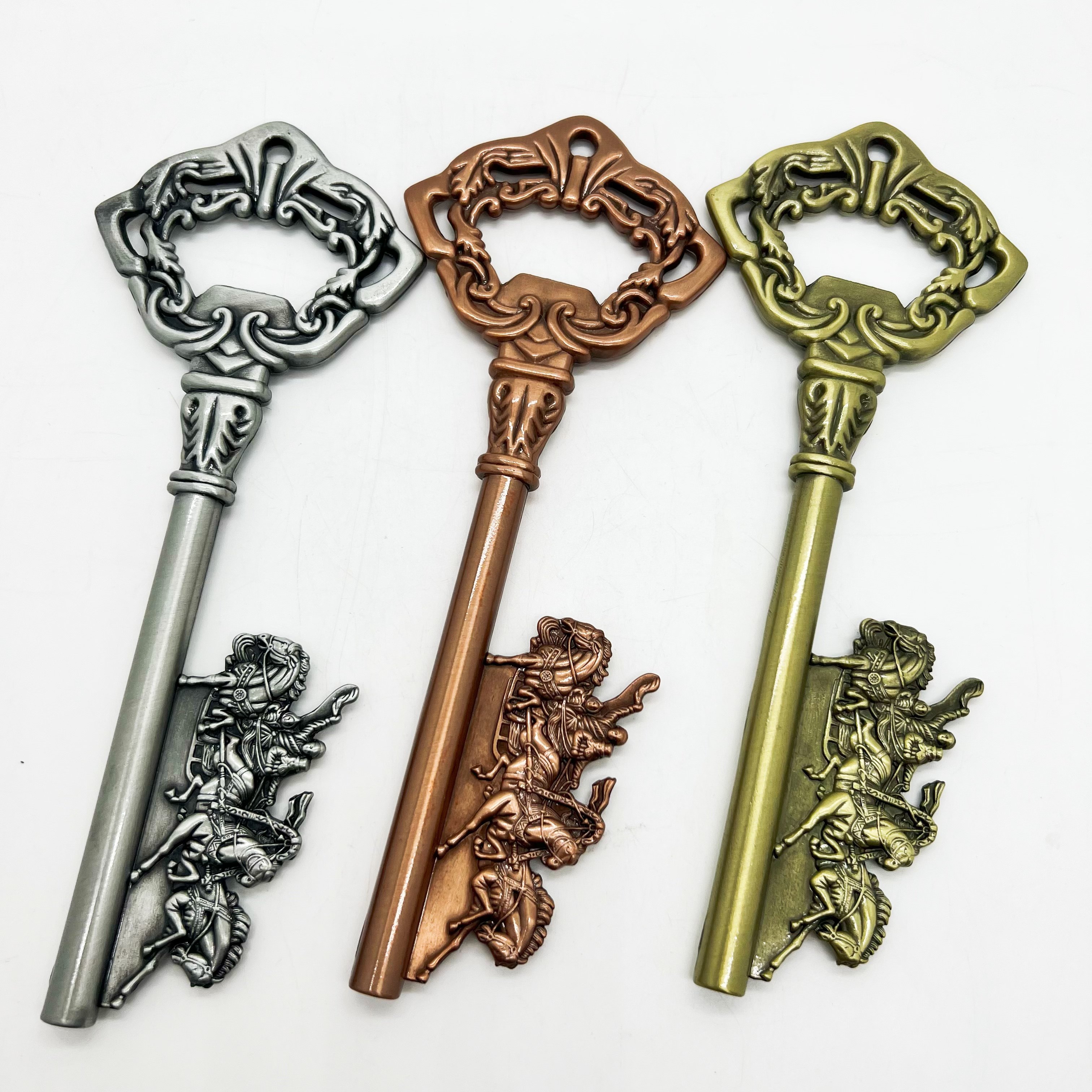 俄罗斯商品欧式复大号钥匙创意礼品金属人气啤酒起子锡合金开瓶器