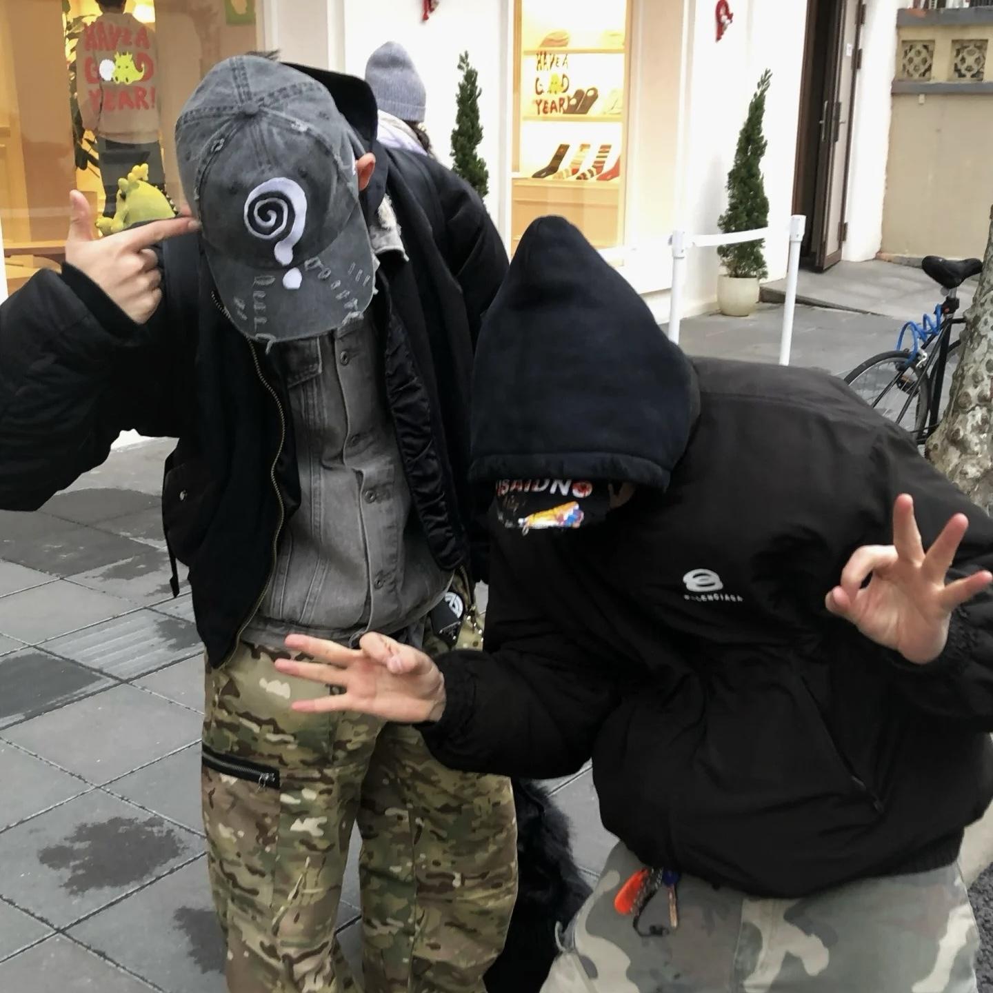 黄明昊同款做旧水洗牛仔鸭舌帽女帽子