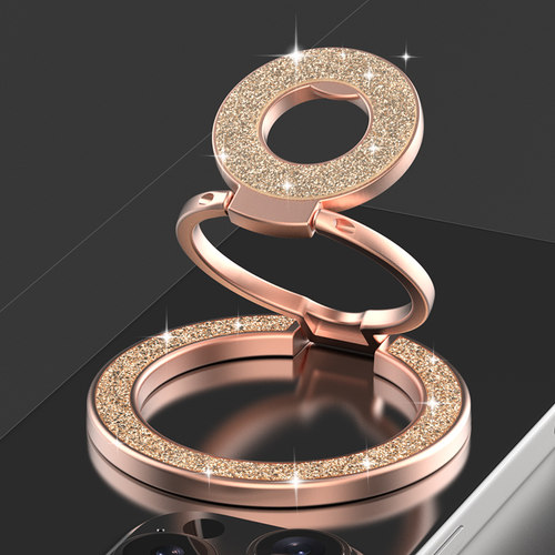 新款双轴magsafe磁吸指环手机支架强力金属磁力圈多功能车载旋转