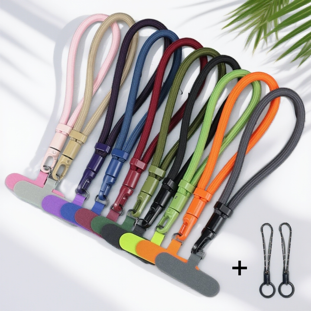 可调节手腕挂绳防盗手机绳短款夹片吊绳高端户外结实相机防掉挂链