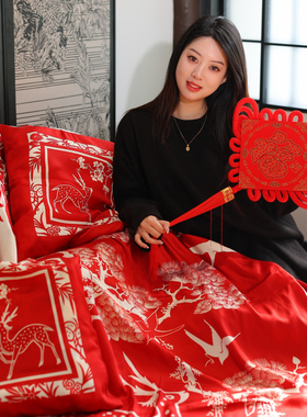 嫵Woo【限时折扣】福鹿报春 红色新年家居系列