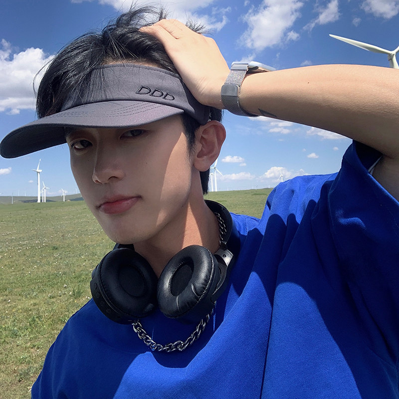 空顶帽子男士防晒帽男款无顶鸭舌帽遮阳太阳帽跑步运动网球帽男夏,服饰配件/皮带/帽子/围巾,帽子,淘宝优惠券,粉丝福利购,淘宝优惠卷