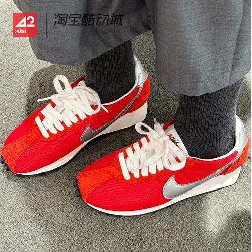42运动家 Nike LD-1000 华夫底低帮休闲阿甘鞋 复古红 HF3227-600