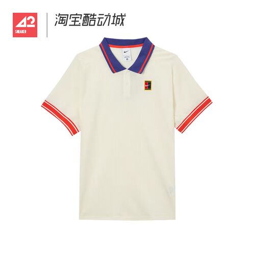 42运动家 Nike Court Heritage 网球透气POLO衫短袖T恤FQ2102-110