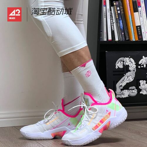 42运动家Air Jordan One Take 2 PF 威少2 白橙低帮篮球鞋 CW2458