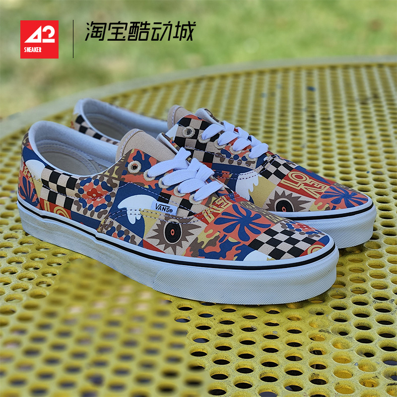 现货42运动家 VANS ERA涂鸦风低帮男女休闲帆布板鞋 VN0A5JMLB2X-封面