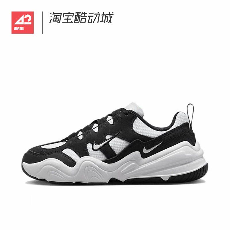 42运动家 Nike Tech Hera 黑白低帮运动休闲跑步鞋女 DR9761-101