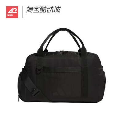 42运动家 Adidas 拉链开合单肩斜挎手提旅行包 男女情侣款 JN3780