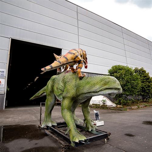 大型仿真恐龙乐园展览景区主题公园户外景观迅猛龙龙制作厂家