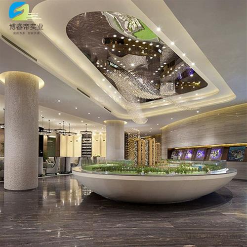 定制烤漆前台售楼中心接待台模型建筑楼盘房地产展示台玻璃钢沙盘