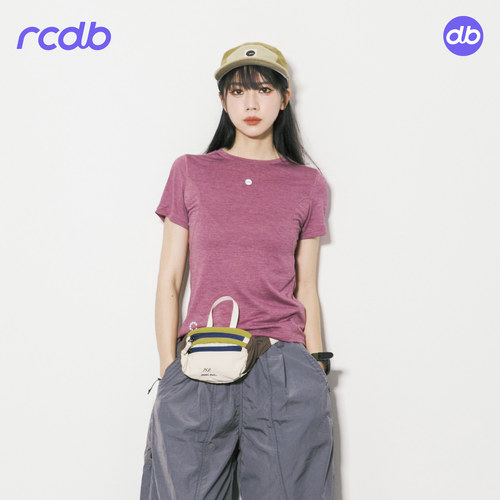 RCDB户外风速干反光短袖T恤女