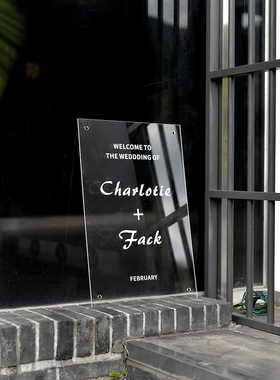 透明亚克力板广告牌定制 UV打印logo展示牌门牌 公司牌匾挂牌招牌