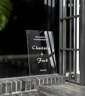 透明亚克力板广告牌定制 UV打印logo展示牌门牌 公司牌匾挂牌招牌