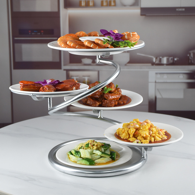 冷盘架酒店餐桌菜盘架