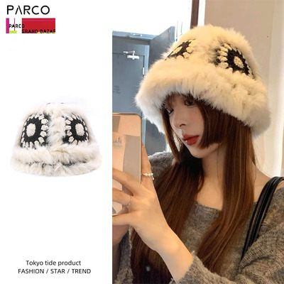 东京代购Parco秋冬针织毛绒帽