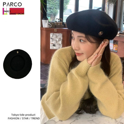 贝雷帽日韩小香风甜美百搭