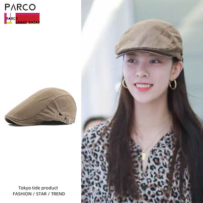 东京代购宋妍霏同款反戴贝雷帽