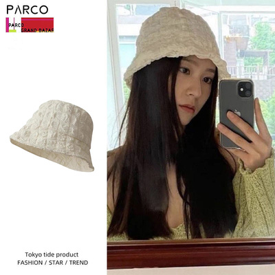 东京代购Parco郑秀晶同款盆帽