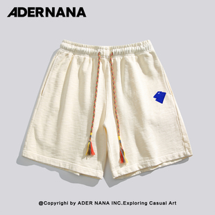 ADERNANA美式风宽松短裤男夏季抽绳百搭五分裤日常