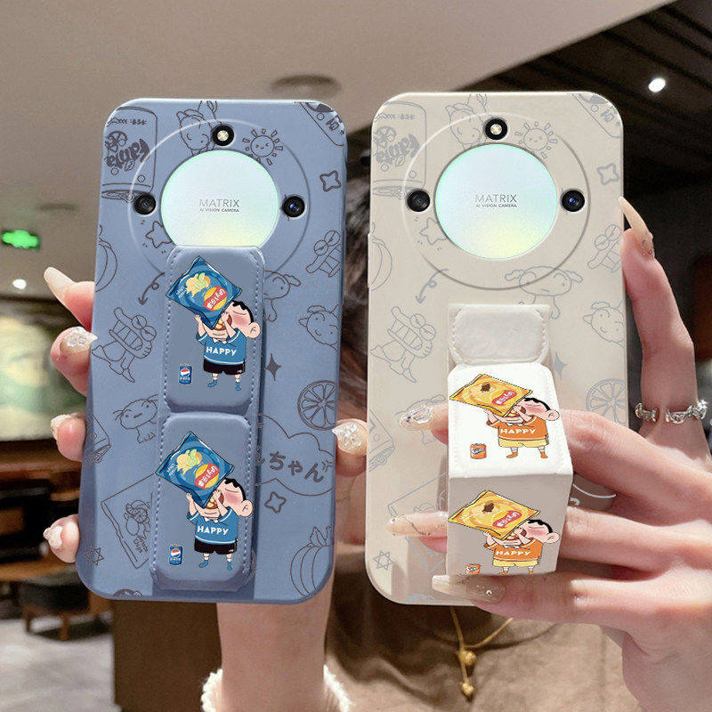 荣耀X60手机壳X50i防摔X40背贴带支架X40GT荣耀x30/x20/x20/x10/9x磁吸腕带套V40/V40轻奢版/V30/V30Pro/V20