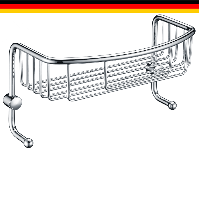 德国浴室全铜转角沐浴露置物架