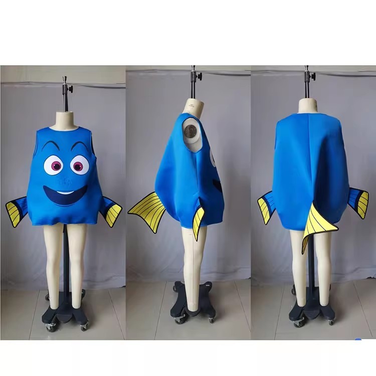 万圣节海底总动员小丑鱼动物服cos服 搞笑派对Nemo尼莫舞台表演服