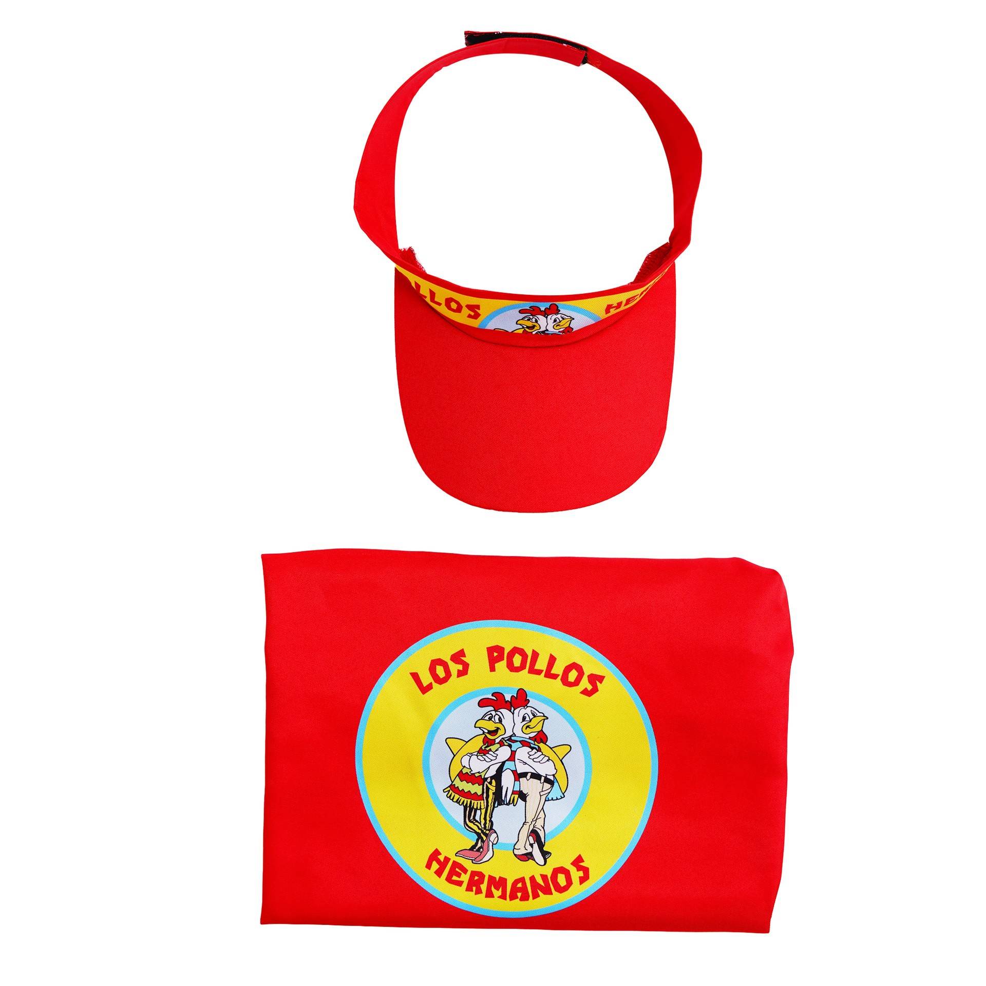 绝命毒师cos服LOS Pollos Hermanos 围裙帽套装 Breaking Bad