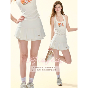 白色百褶裙裤 GirlyFancyClub pure纯真系列 0点