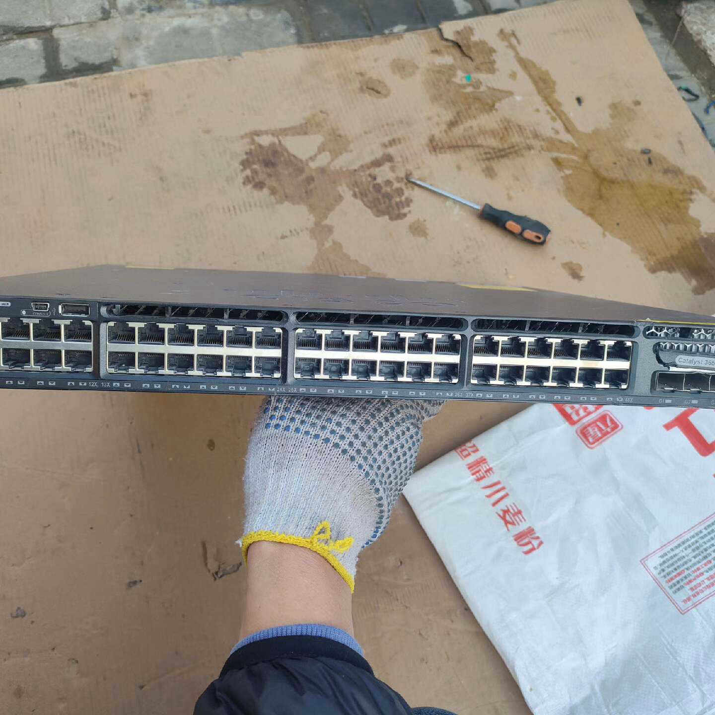 Cisco WS-C3650-48TS-S 48口全千兆+4