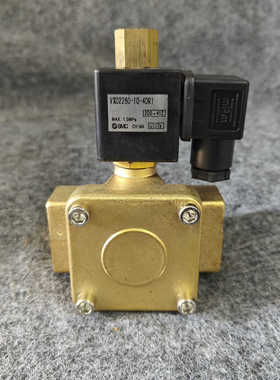 全新SMC电磁阀VXD2260-10-4DR1，AC220V