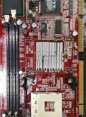 研华工控主板PCA-6006 Rev.A1 红色主板