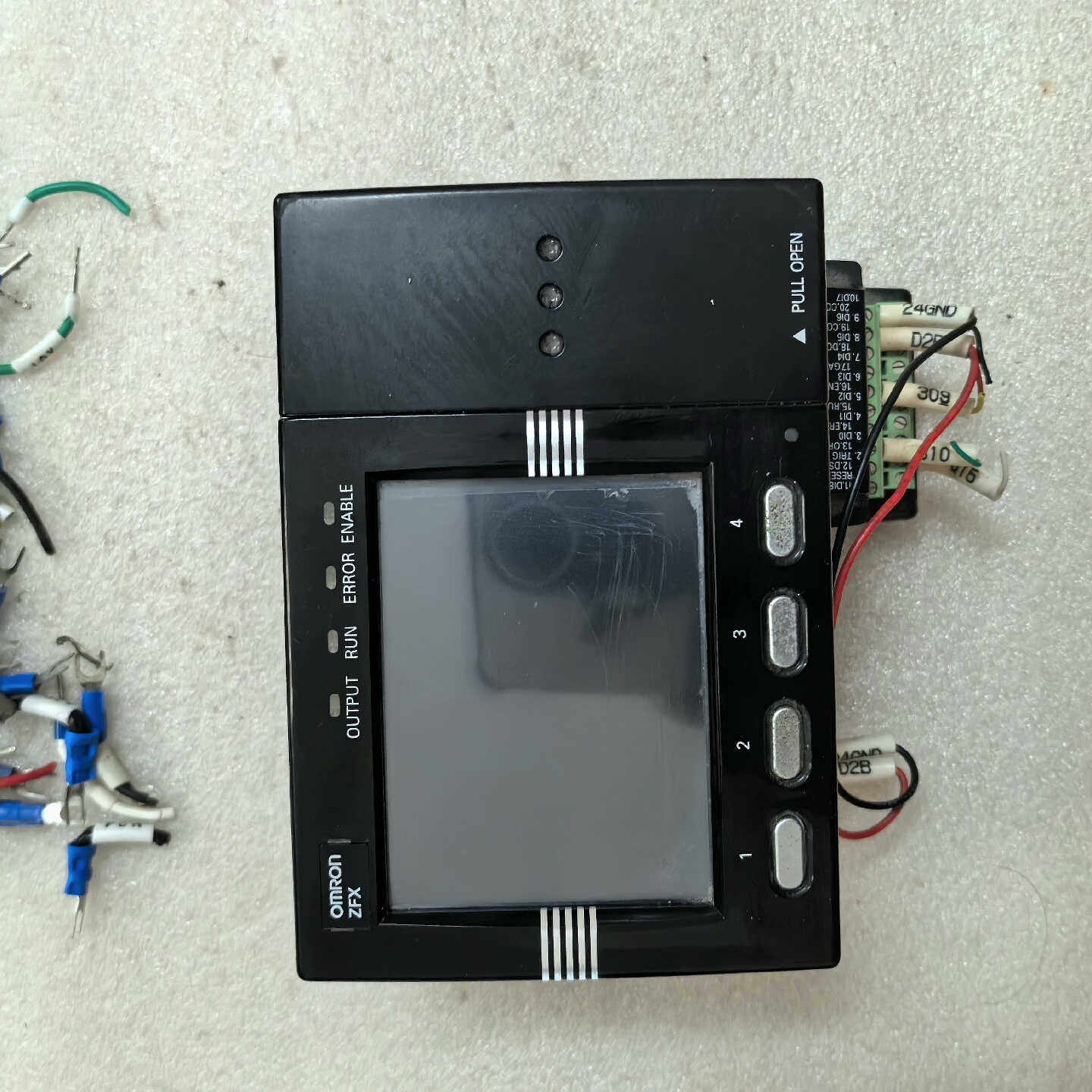 OMRON.ZFX－C10一套 拆机件，成色如图，功能