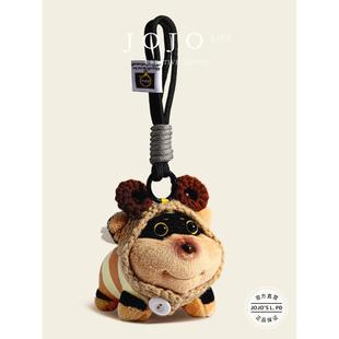 PD.material.原创diy蜜蜂包包挂件毛绒钥匙扣 粗料 JOJO