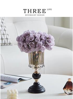Tlife·Anno·花瓶现代轻奢高级感玻璃插花器摆件客厅餐桌 | 安诺