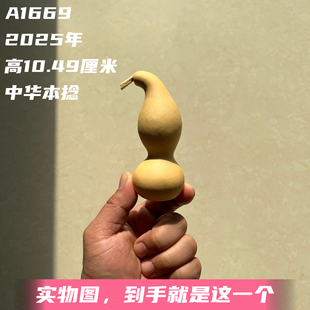 A1669高10.49厘米2025年精品手捻中华本捻葫芦