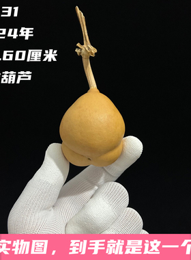 A1331高5.60厘米2024年精品手捻异形勒扎胖墩金蟾葫芦