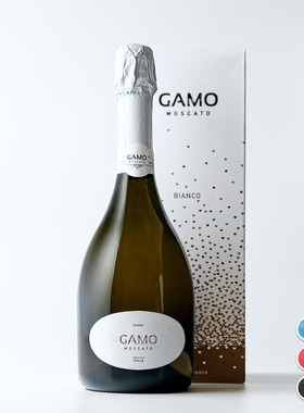 意大利Gamo甜白起泡葡萄酒莫斯卡托moscato卡摩桃红女士高档气泡