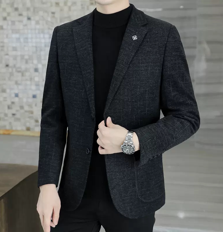 高端商务休闲西装外套男韩版西服