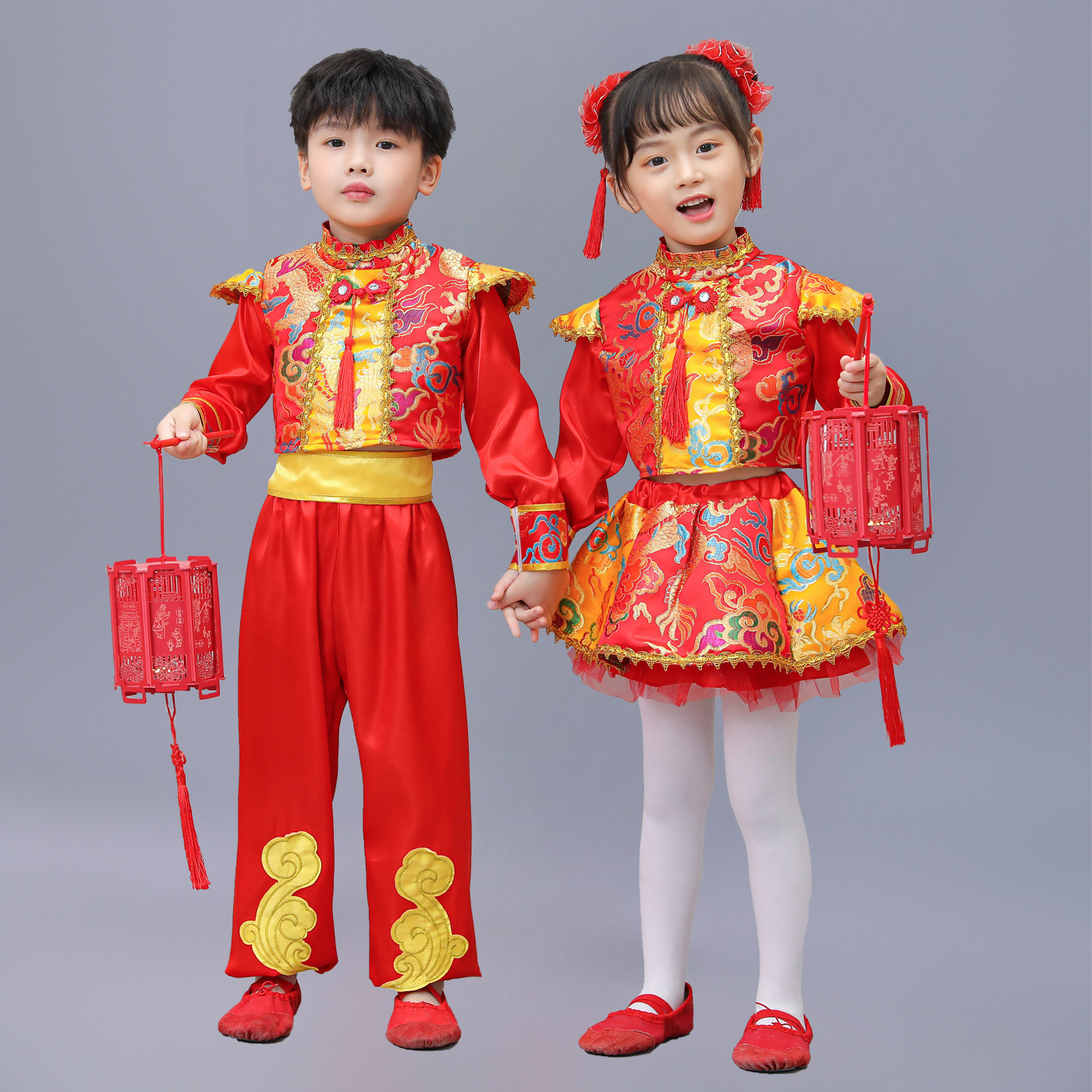 元旦儿童说唱中国红小梦娃表演盛世欢腾舞蹈太平女儿鼓喜庆演出服,童装/婴儿装/亲子装,儿童演出服,淘宝优惠券,粉丝福利购,淘宝优惠卷