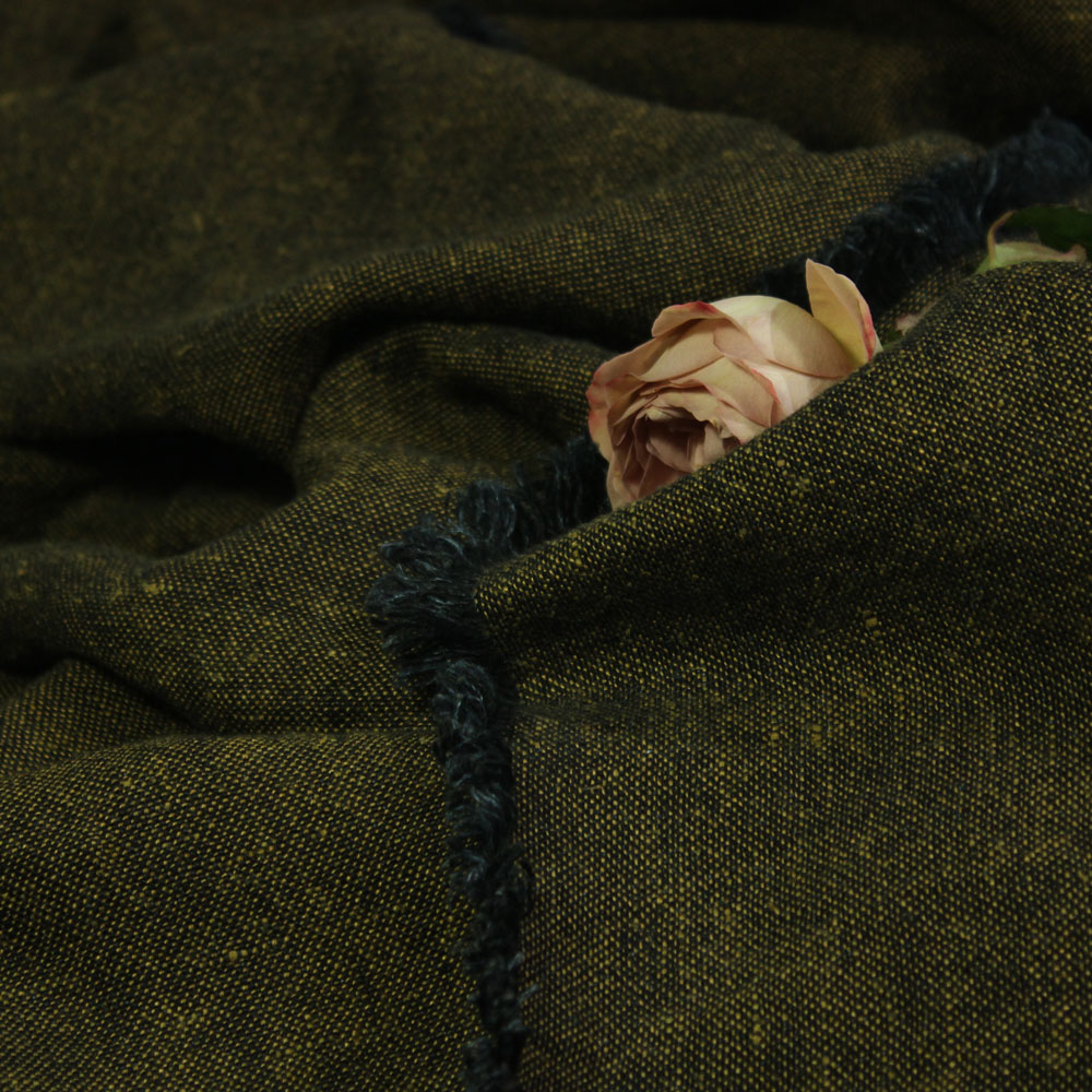 瓦娜家亚麻风衣外套裤子服装面料