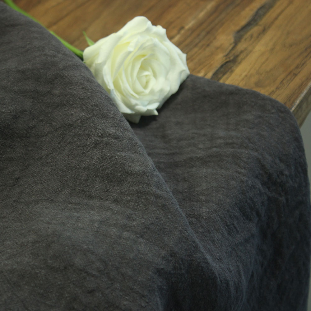 瓦娜家碧纹染亚麻裙袍服装布料