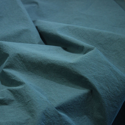 瓦娜家高支长绒棉做旧感服装布料