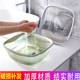 方形洗脸盆加厚塑料盆学生宿舍洗脚盆家用厨房洗菜盆婴儿洗屁股盆