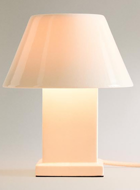 Follow design陶瓷台灯卧室卧室床头灯侘寂风极简客厅角柜桌灯